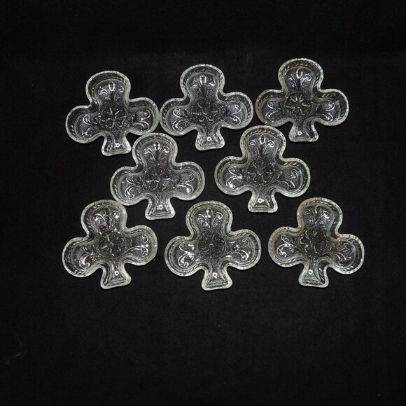 Vintage Tiaraware Indiana Clear Glass Sandwich Pattern Trinket Dish (Set of 8) - Picture 2 of 4